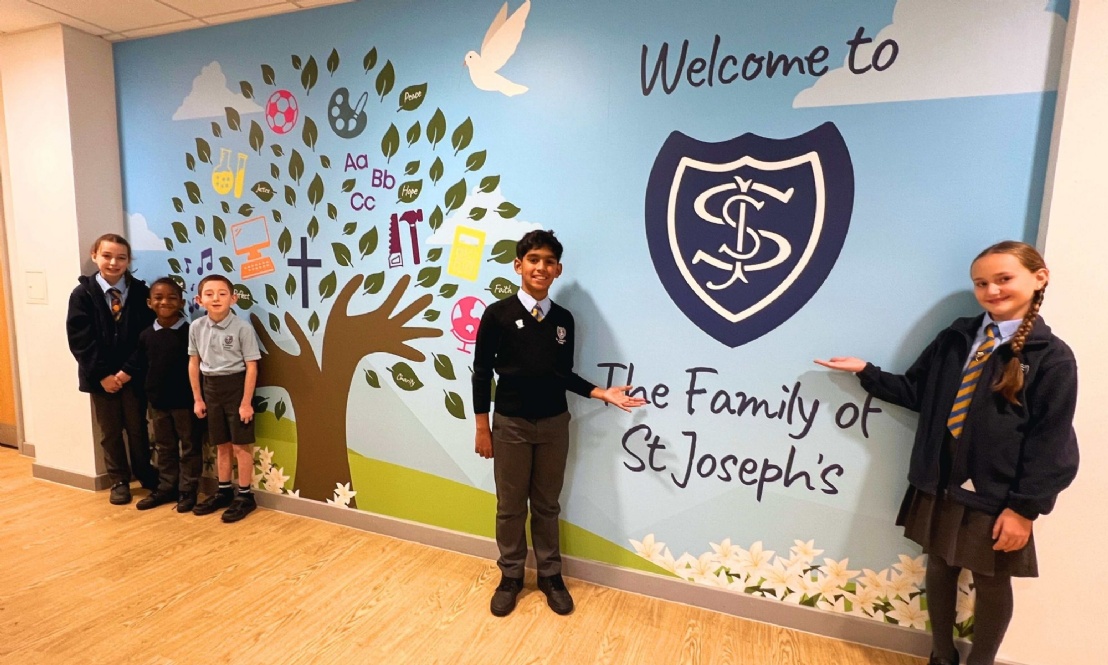 New Art Installations Brighten St Joseph’s (Bishop’s Stortford)